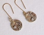 Mod Design Silver Earrings