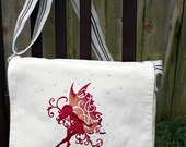 Dark Fairy Messenger Bag (Beige)