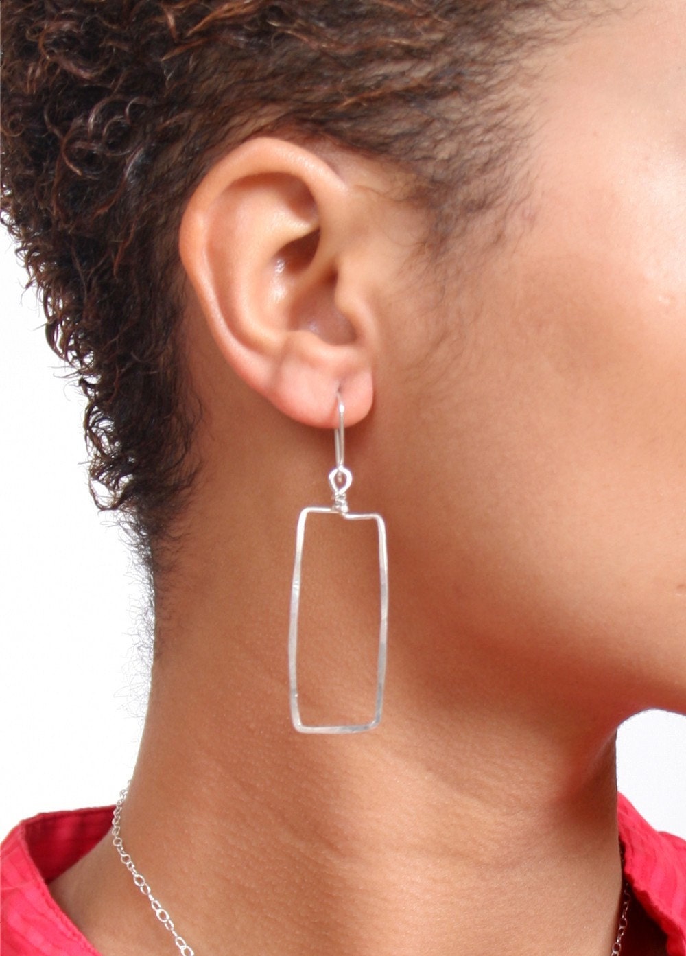Long Rectangle Earrings