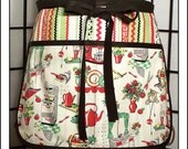 Retro 1950s Kitchen Hostess Half Apron