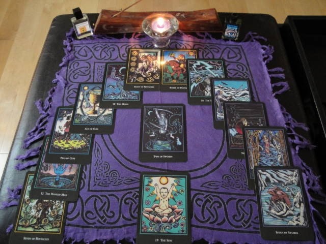 Tarot Reading - Year Ahead Basic Spread - 14 Cards