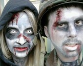 Zombie Vegan Makeup Kit Zombie Prom Stage and Halloween Non Toxic Safe for Kids Pink Quartz Minerals