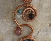 Wrap Loop Swirl Pendant