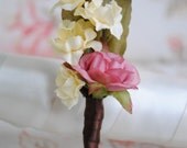 Pink Rosebud Boutonniere