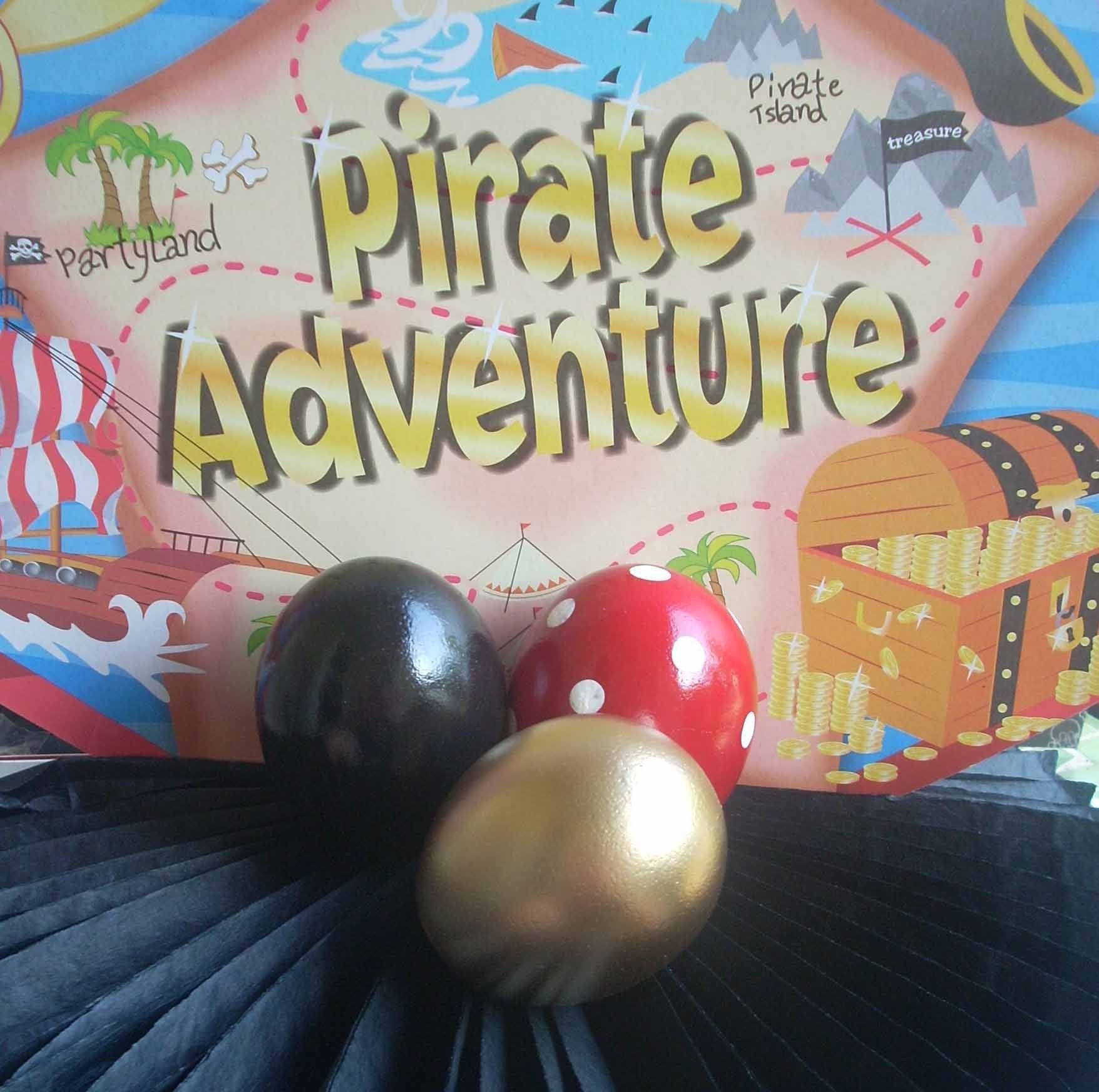 Cascarones (confetti eggs), FIVE DOZEN, Pirate for birthday parties or Halloween.