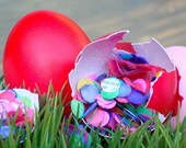 Cascarones (Confetti Eggs), TWO DOZEN, Red and Pink, for Birthday Celebrations
