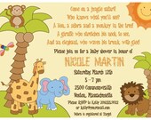 Safari Animal Invitation