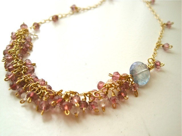 My Bloody Valentine Pink Tourmaline Necklace