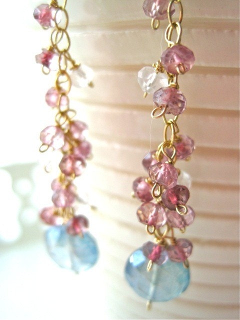 My Bloody Valentine Pink Tourmaline Earrings
