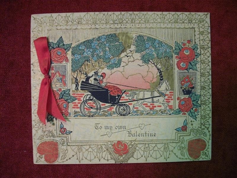 Antique Valentine Greeting Card - Never Used