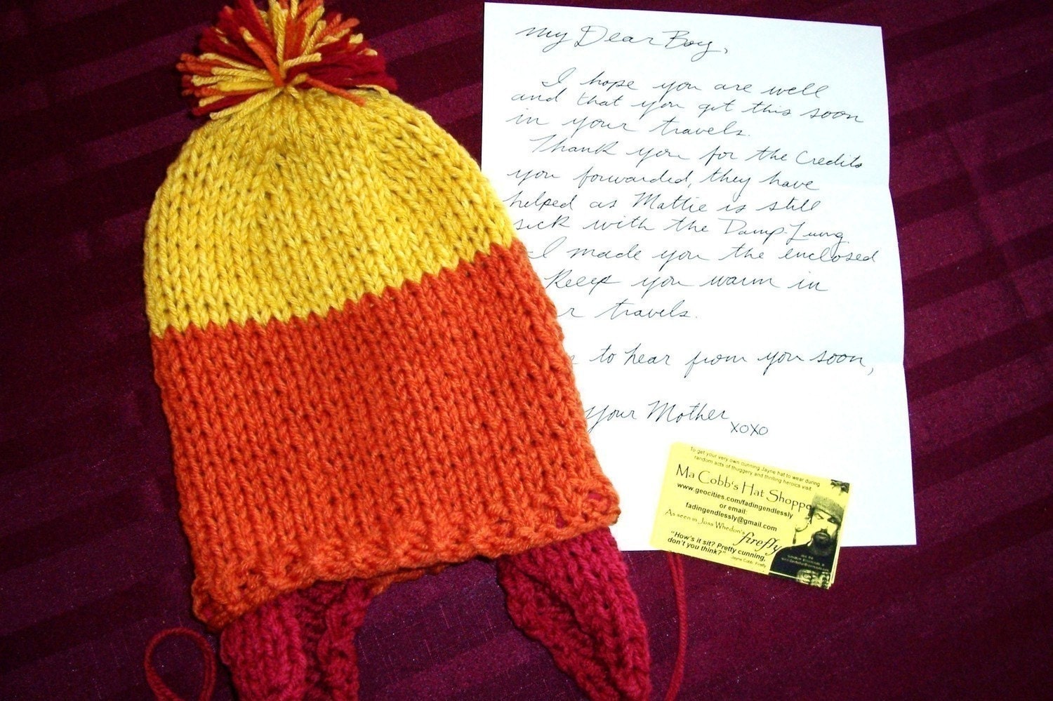 Cunning Knit Jayne Hat from Ma Cobb