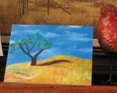 Nestle and Soar Studio's Flower Fields Note Card
