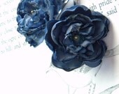 Blue Bobby Pin  Vintage Style  Set - Amarante