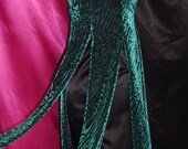 Black Wiggle Dress with Leopard Print - "The Starlet"
