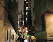 Damp Summer Night in Jimbocho-8x10 Fine Art Photo