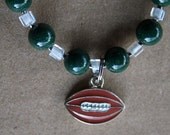 TOUCHDOWN Beaded Cat Collar (Football)