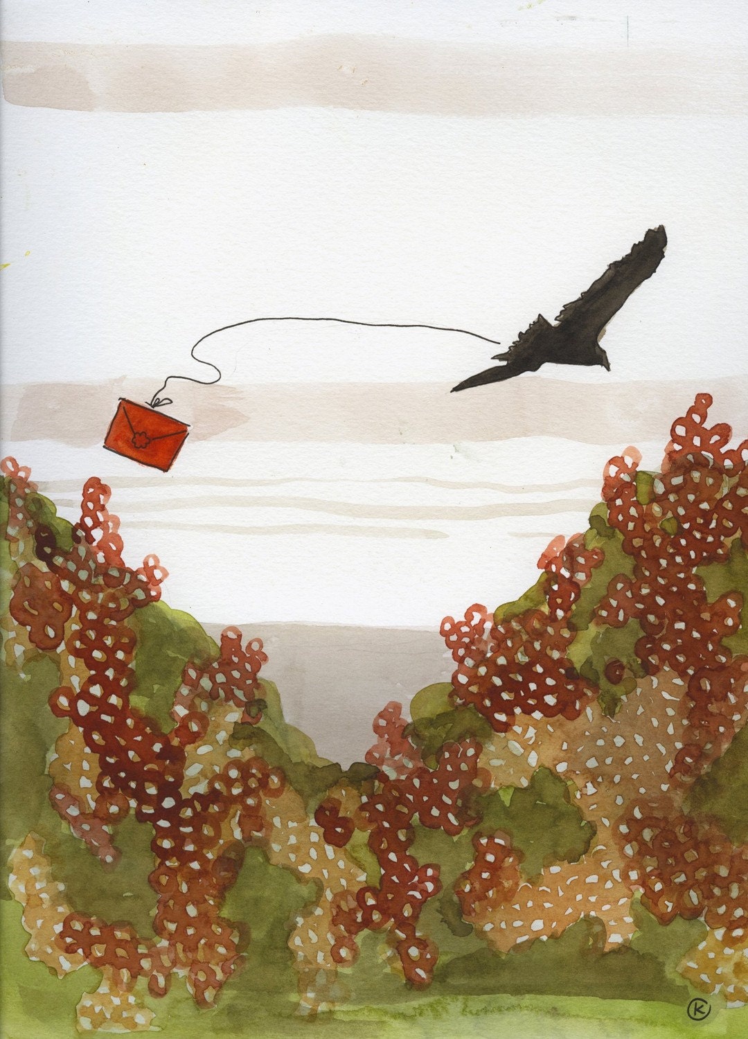 Delivery Bird Card