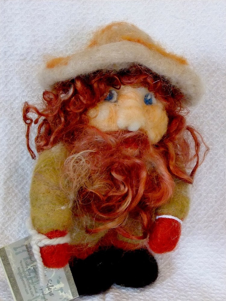 Erik the Red   needlefelt sculpture