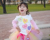 Conversation Hearts Tutu, Preschool Size