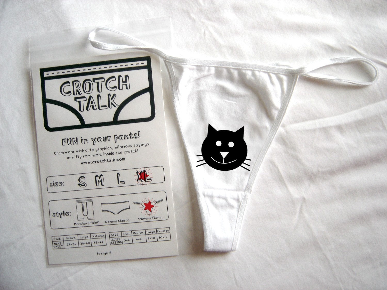 Kitty (womens, X-large, thong style)