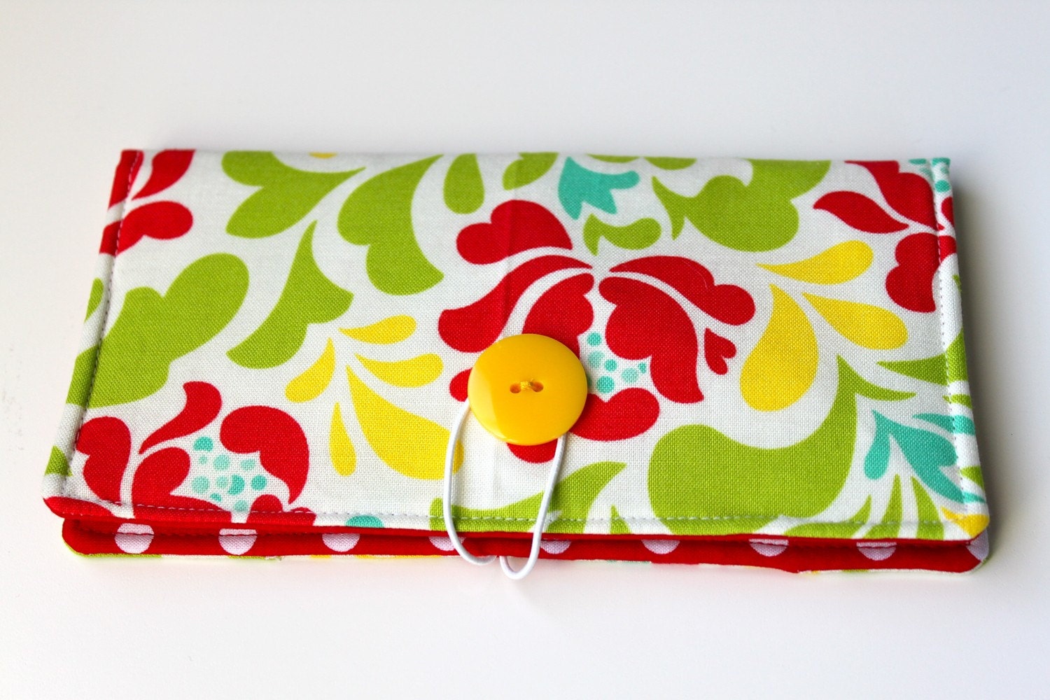 Holly Golightly Checkbook Cover - Pop Garden print