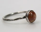 Glass Sterling Silver Stacking Ring Brickyard