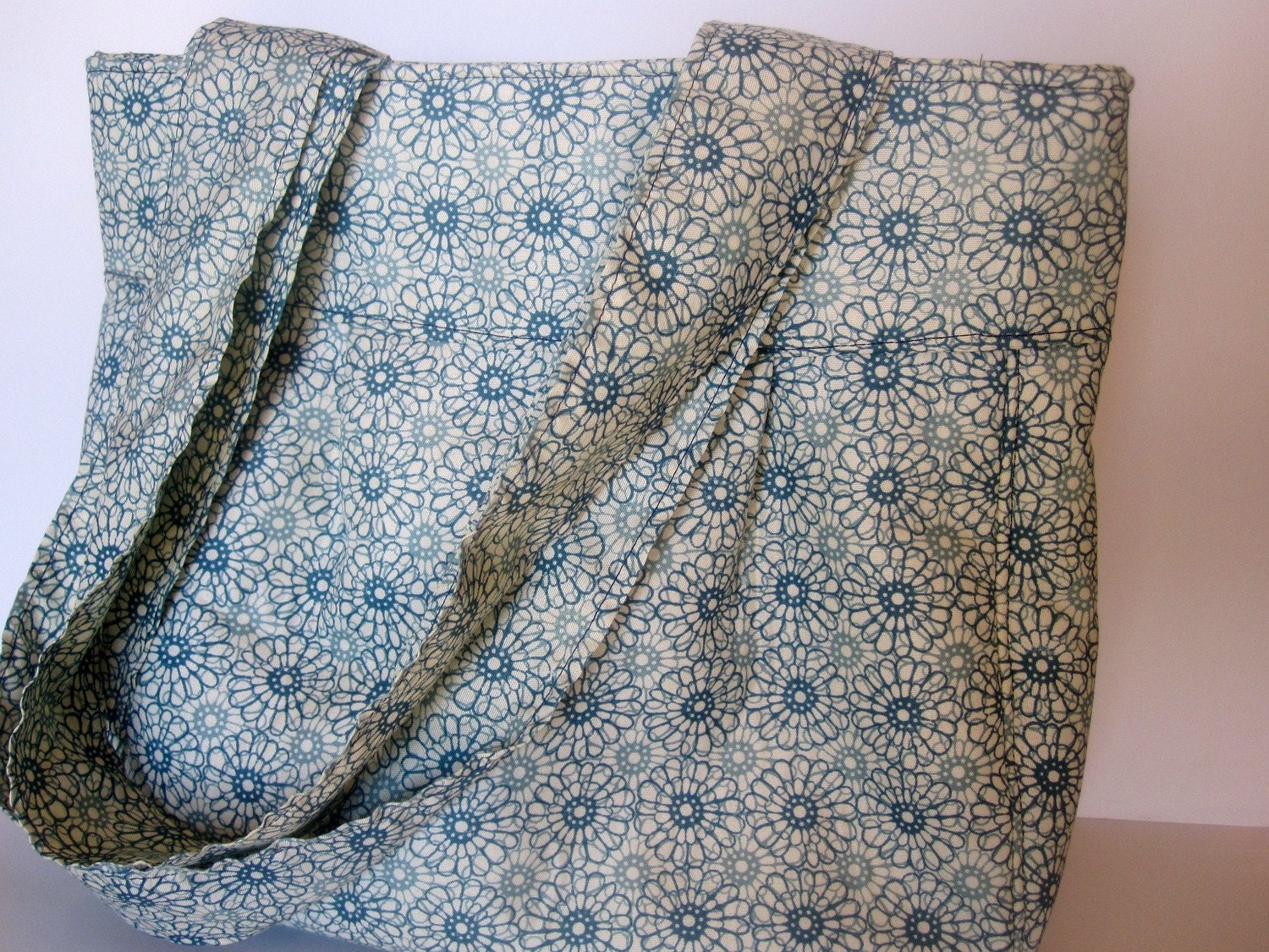 Blue Swirly Bag...Free Shipping