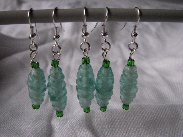 Stitch markers for crochet green