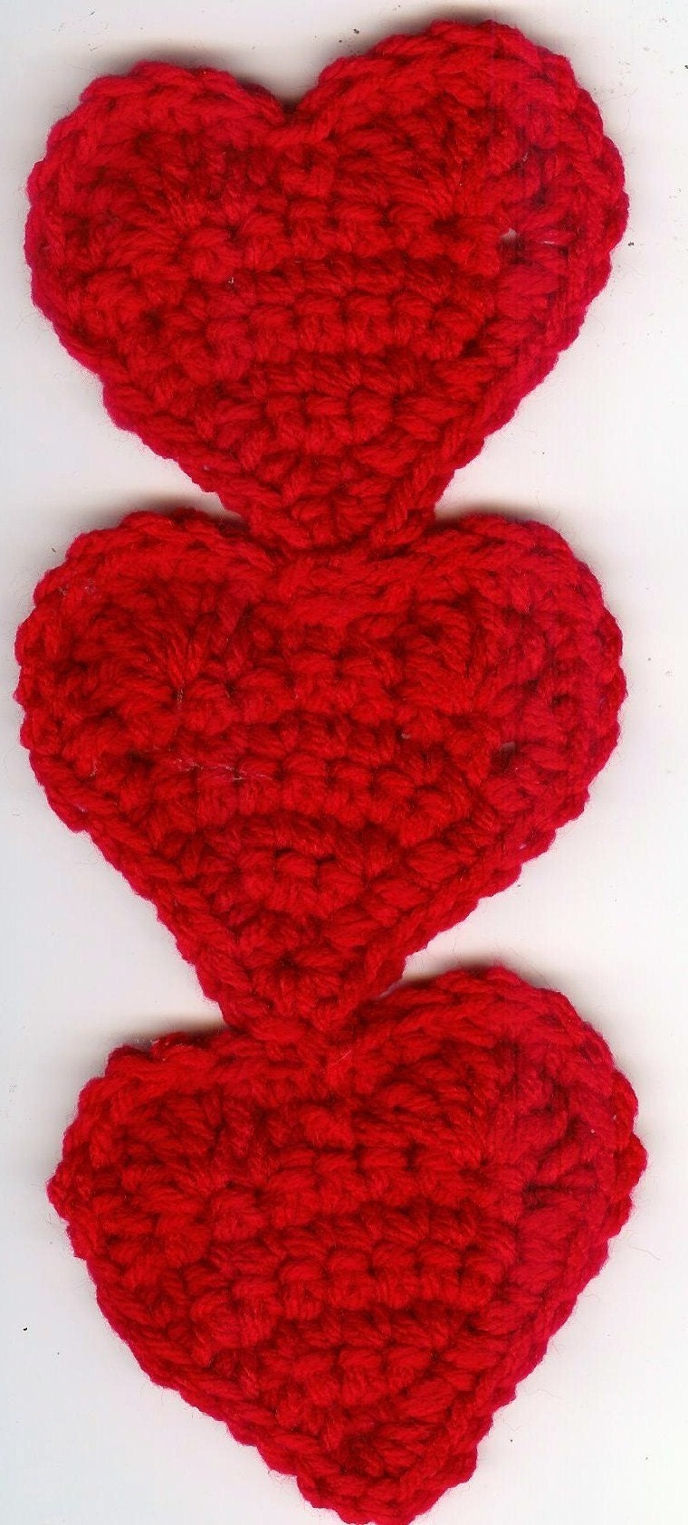 Quick and Easy Project Connected  Hearts Valentine Scarf Crochet Pattern