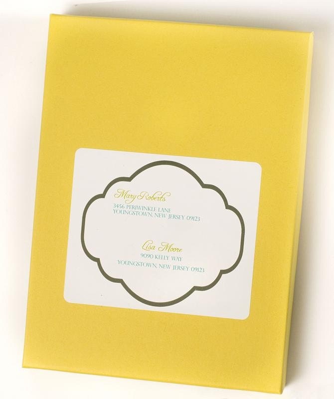 Lemon Drops and Rain Drops Address Label