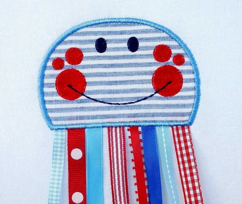 Embroidery Design for Machine Embroidery - Octopus - Spider Applique - Two Sizes 4x4 and 5x7