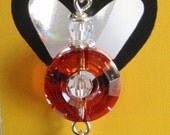 Solar Flares Swarovski crystals  earrings