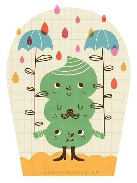 Rain Monster - Print