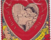 Unused Vintage Valentine Card vvc0014