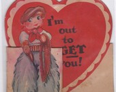 Cute Foldaway Valentine Card   vvc0019