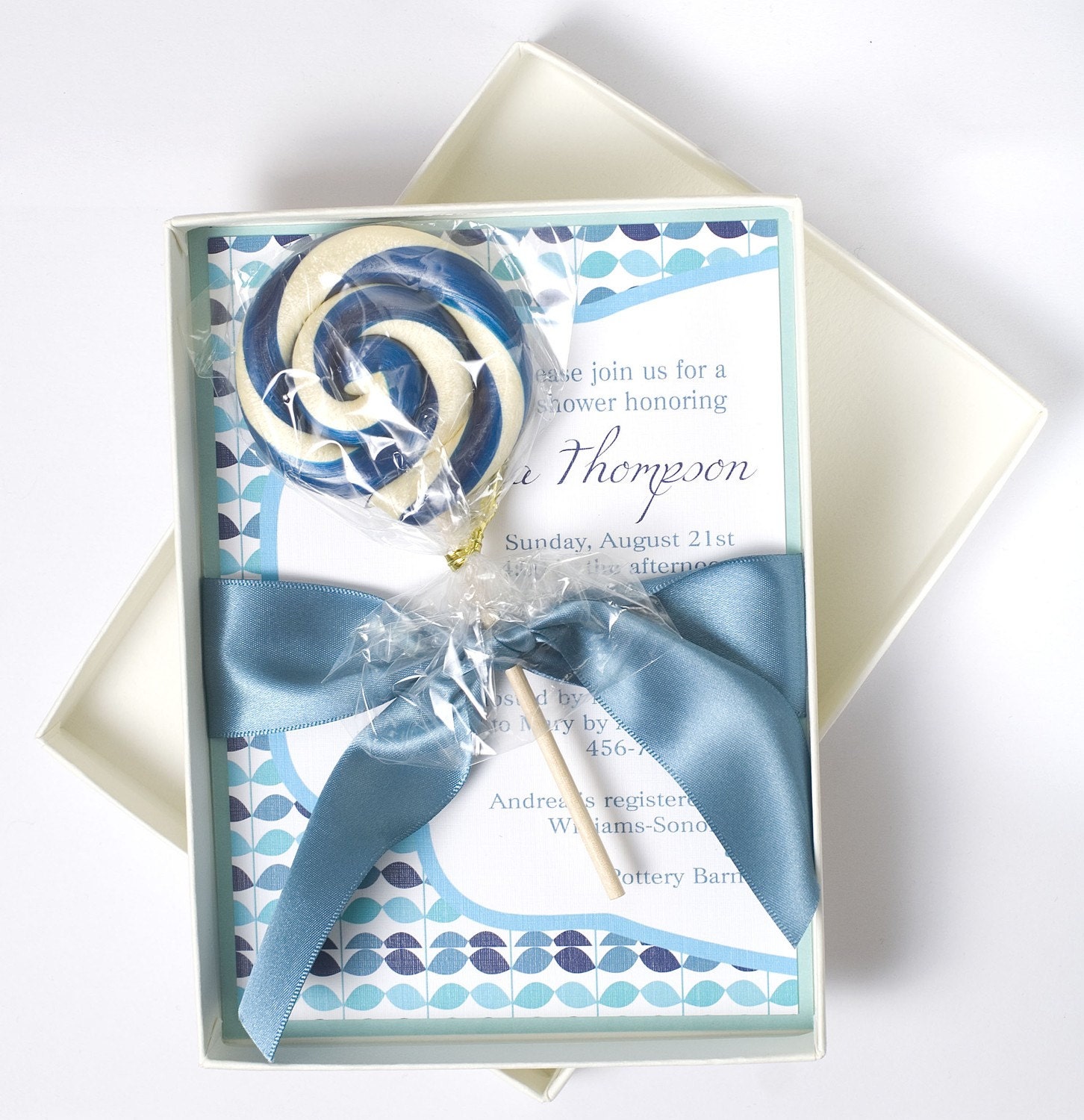 Baby Shower Invitation - BLUE MONDAYS