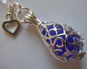 Blue Teardrop Necklace
