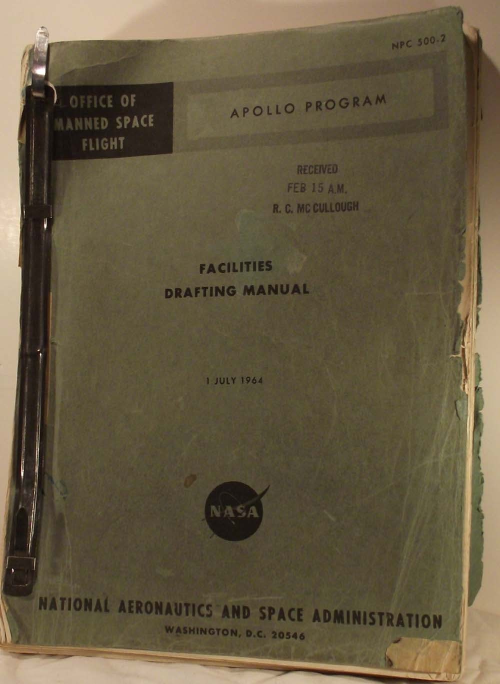 Apollo Program Facilities Drafting Manual 1964
