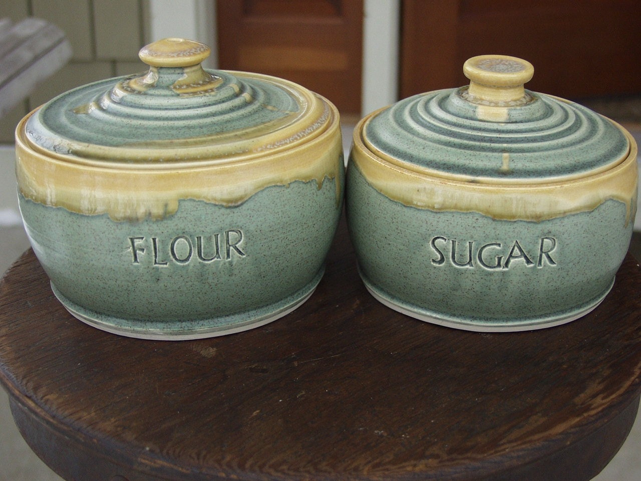 Reserved for ALLIE Low Profile Coffee and Sugar Canister set of 2