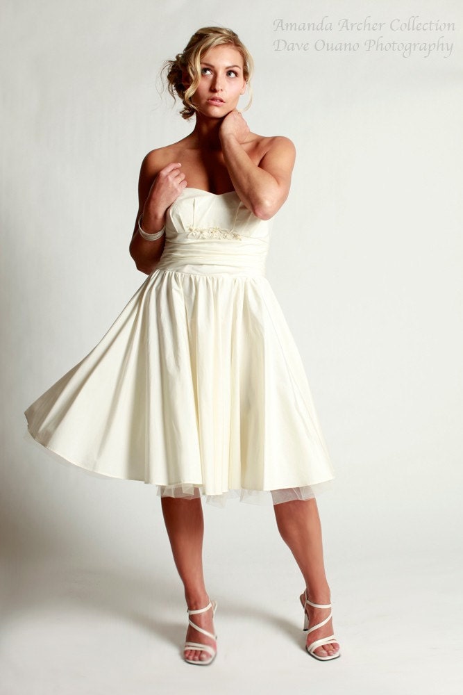 A Very Important Date, Ivory Wedding Dress, MADE TO ORDER, Wait-List