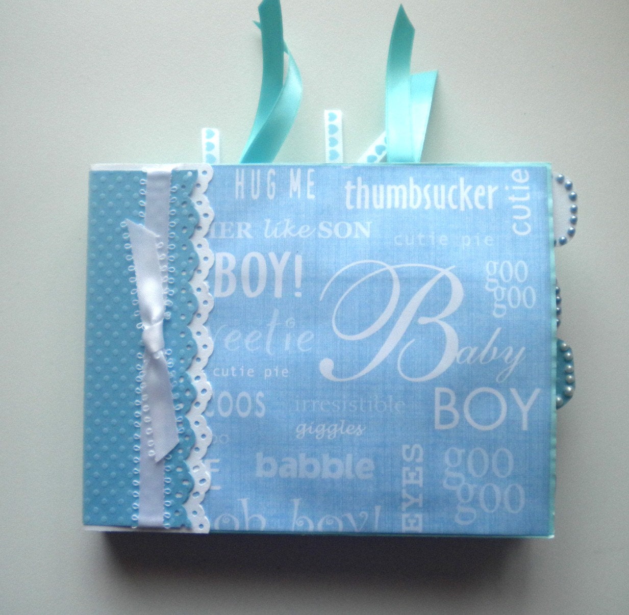 Baby Boy Paper Bag Album Baby Boy Photo
