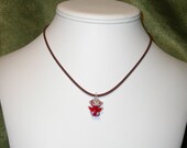 Glass Monkey Necklace