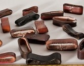 Leather Belt Keeper Jewelry Craft Destash Lot of Ten 1 3/4"  Wide