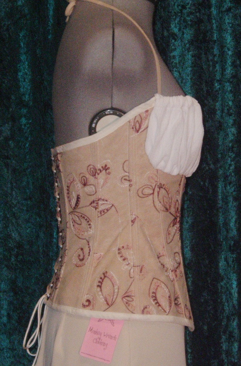 Bohemian Underbust Peasant Top Corset