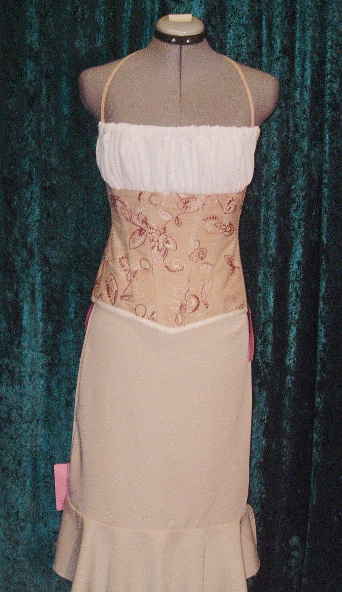 Bohemian Underbust Peasant Top Corset