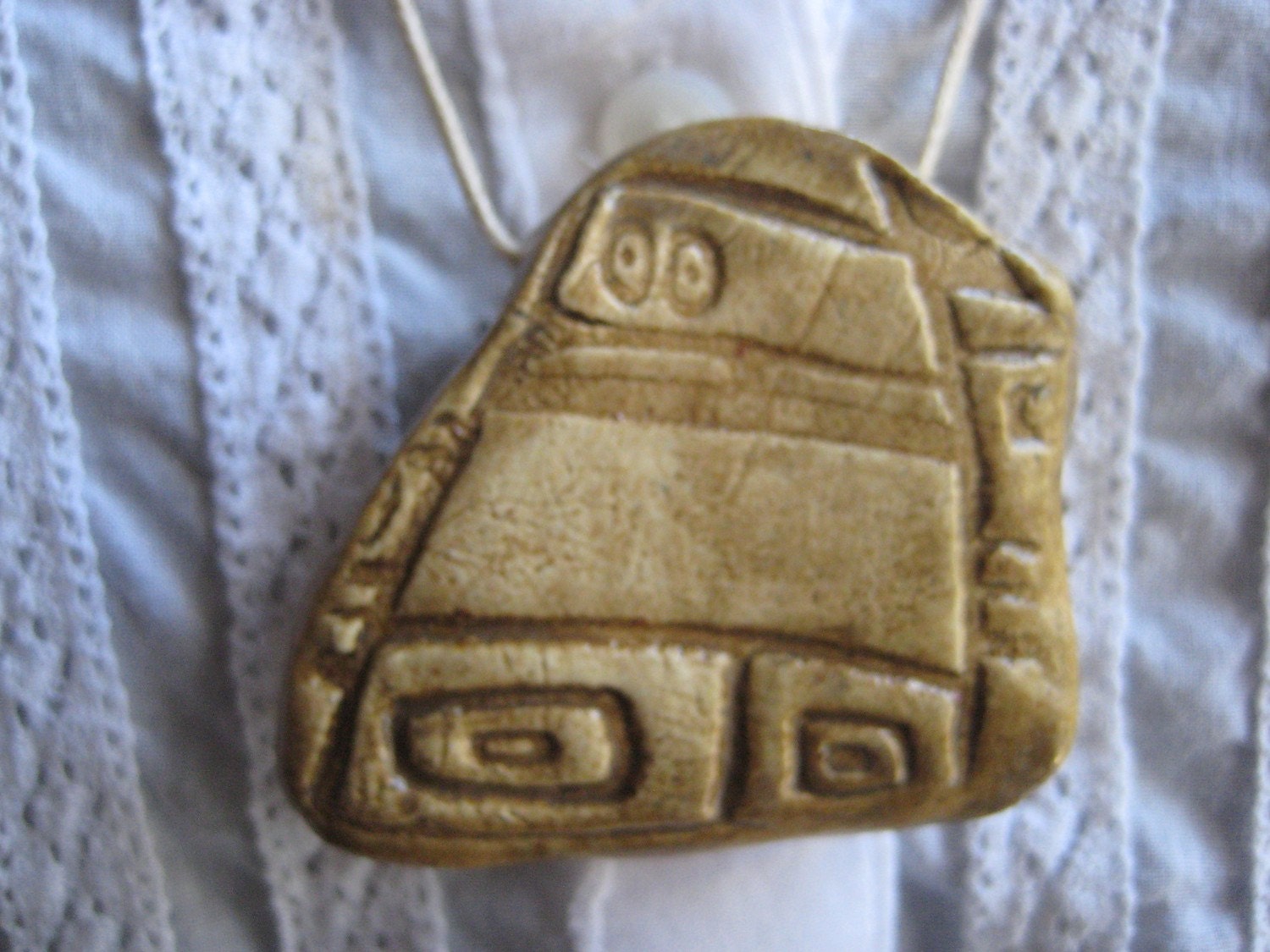 Chunky Ceramic Angular Necklace