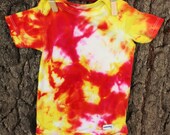 Tie Dye Cotton Onesie - SUNRISE - Size 3 to 6 Months