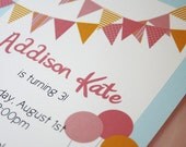 Printable Personalized Invitation for lolipop100