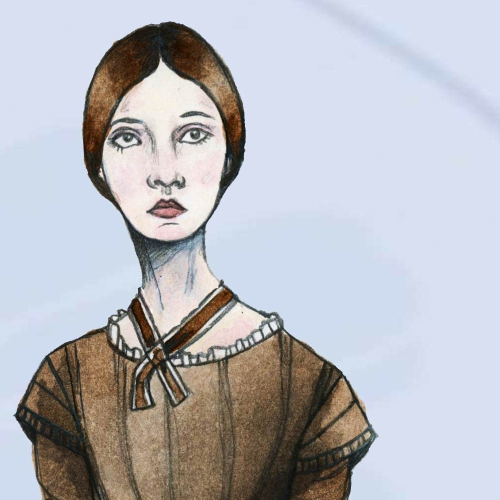 SALE -- Emily Dickinson paper doll