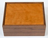 Black Walnut and Curly Black Cherry Heirloom Box